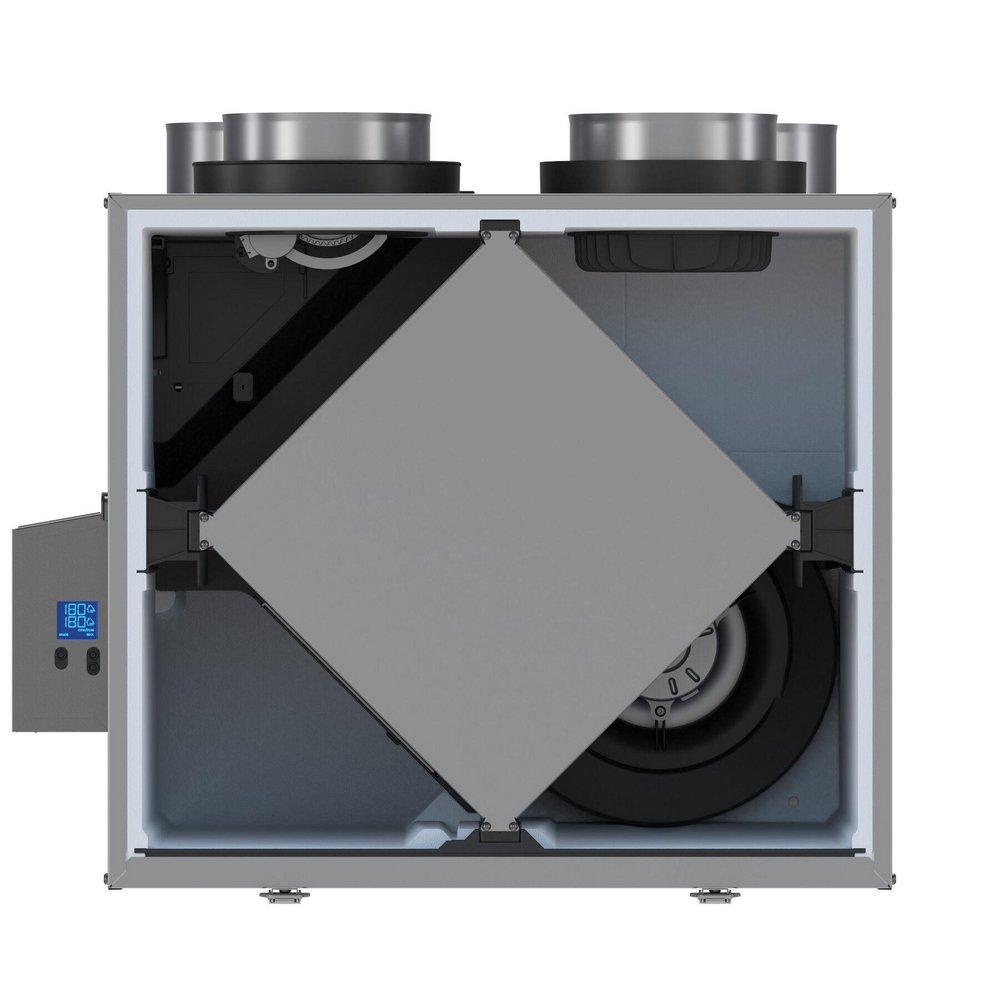 230 cfm 75% SRE Top Port Heat Recovery Ventilator 