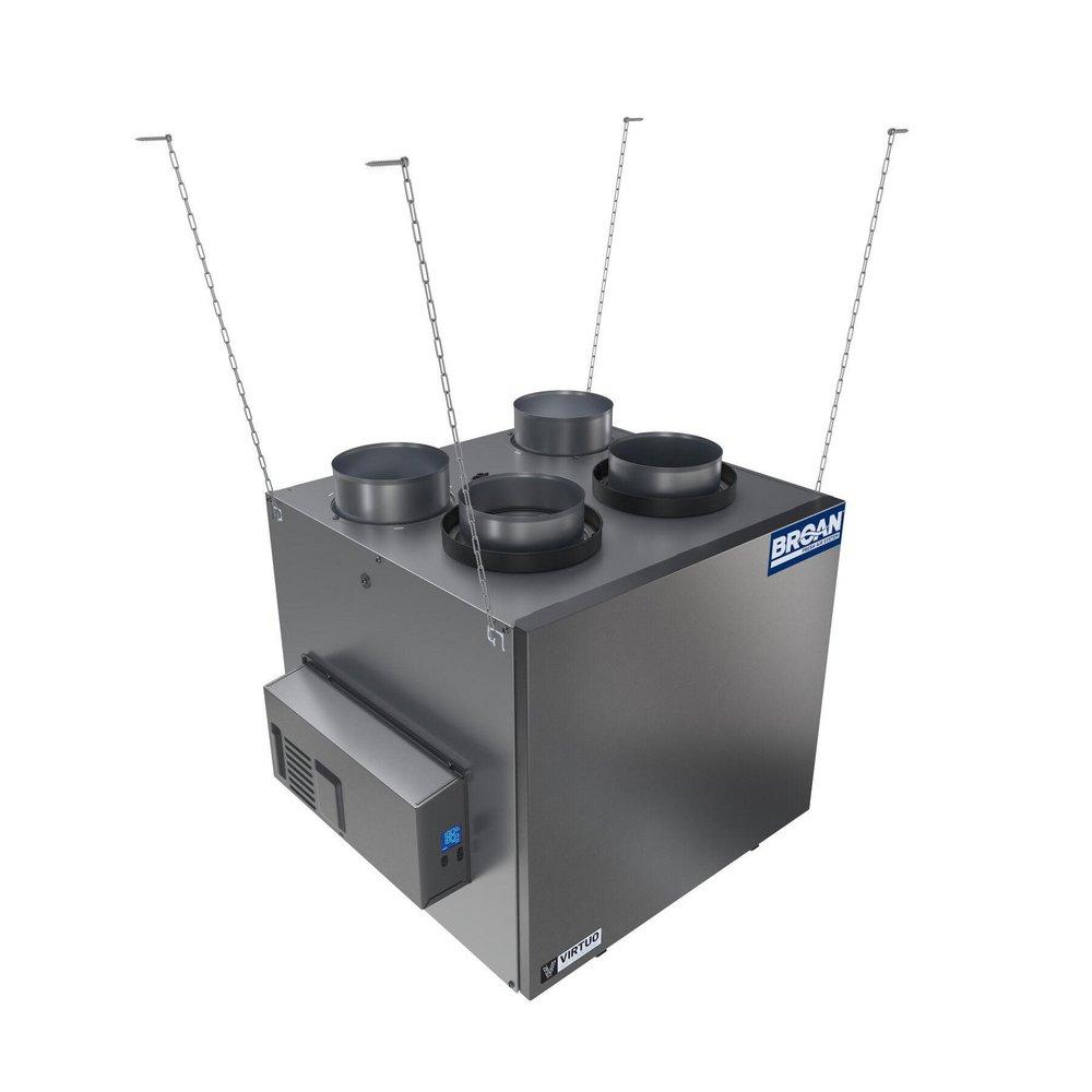 230 cfm 75% SRE Top Port Heat Recovery Ventilator 
