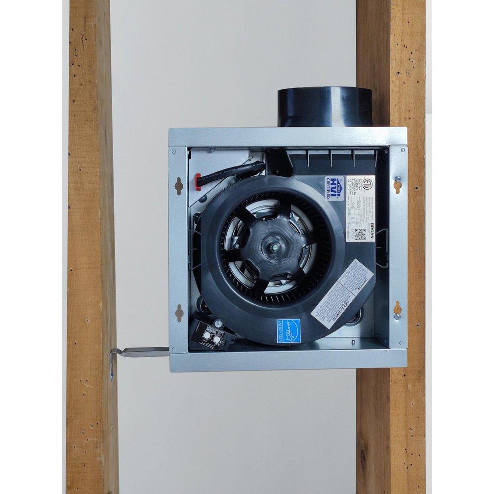 LoProfile DC Series 50-80-100 Selectable CFM Continuous Run Bathroom Exhaust Fan - Thumbnail 4