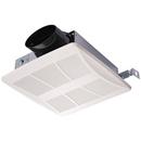 50-80-100 Selectable CFM Continuous Run Bathroom Exhaust Fan - Ceiling & Wall Mount - Energy Star Rated 
