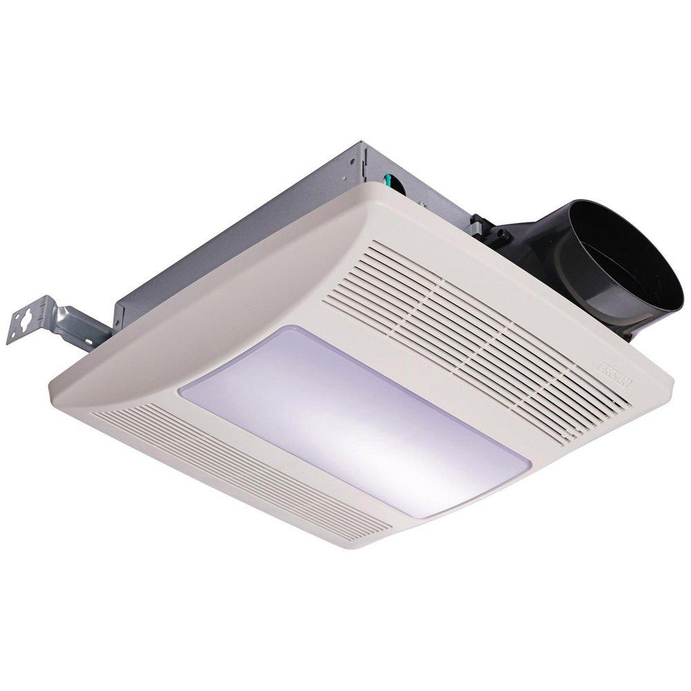 BROAN LO-PROFILE 50/80/100 SELECTABLE CFM CONTINUOUS RUN & HUMIDITY SENSING EXHAUST FAN/LIGHT ENERGY STAR 