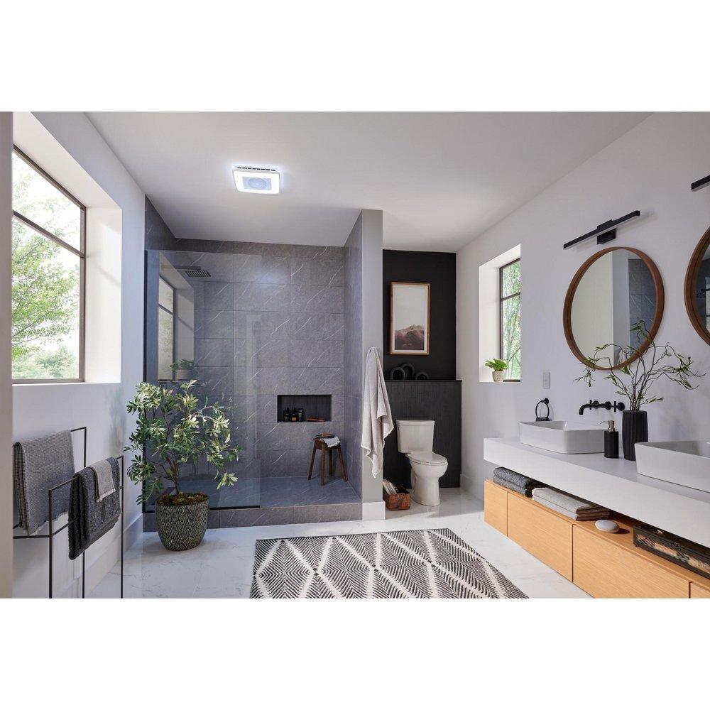 BROAN 110 CFM 1.5 SONES W/ INTEGRATED VOICE CONTROLLED SMART FAN AND LIGHT 