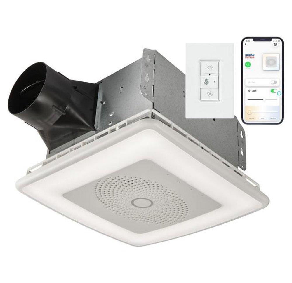 BROAN 110 CFM 1.5 SONES W/ INTEGRATED VOICE CONTROLLED SMART FAN AND LIGHT 