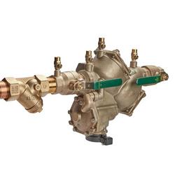 1-1/4 in Copper Silicon Alloy MPT Reduced Pressure Zone Assembly with Quarter-Turn Ball Valves and Flood Sensor
