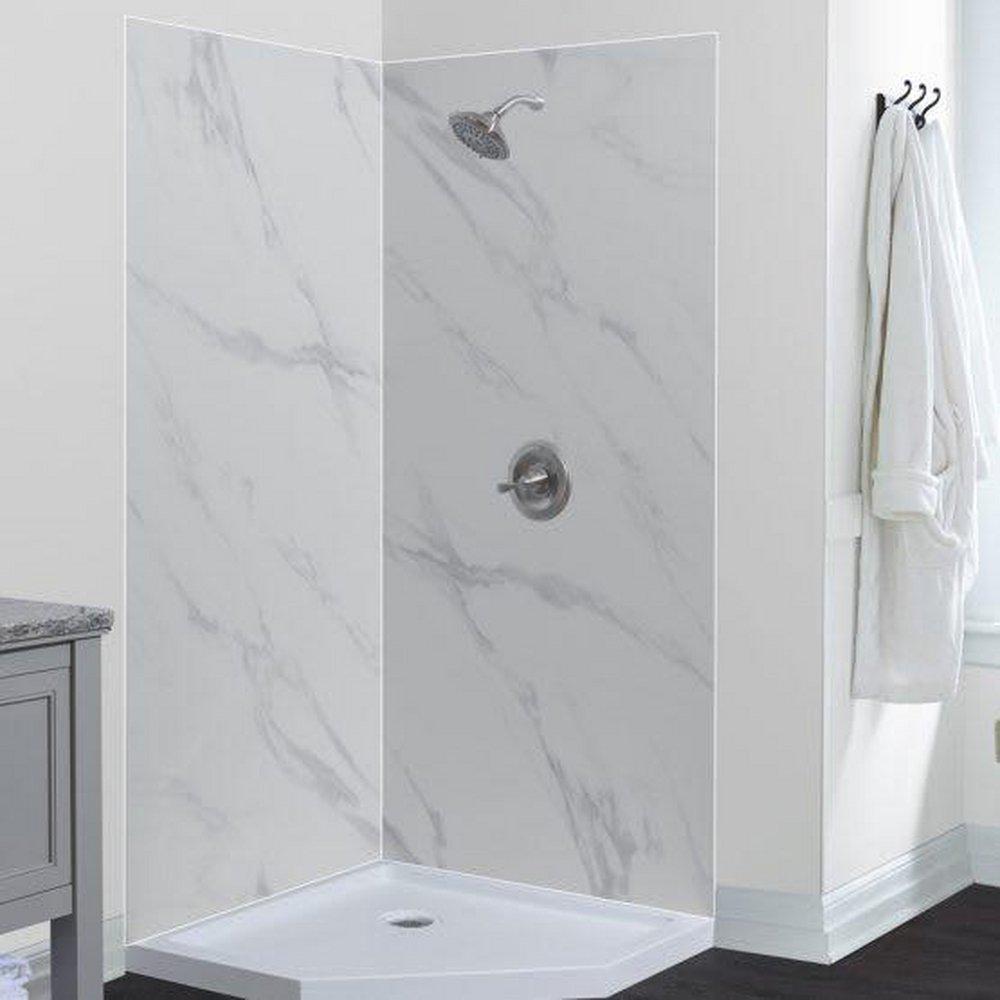 JETCOAT 42" X 42" X 78" TWO PANEL CORNER SHOWER WALL KIT 
