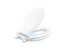 KOHLER White Elongated Closed Front with Cover Toilet Seat 