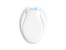 KOHLER White Elongated Closed Front with Cover Toilet Seat 