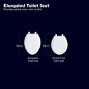 KOHLER Black Black Round Closed Front with Cover Toilet Seat 