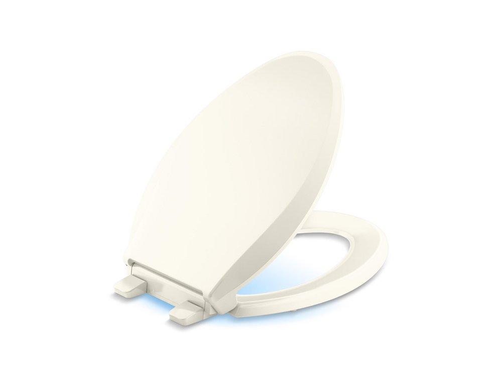 KOHLER Biscuit Round Closed Front with Cover Toilet Seat 