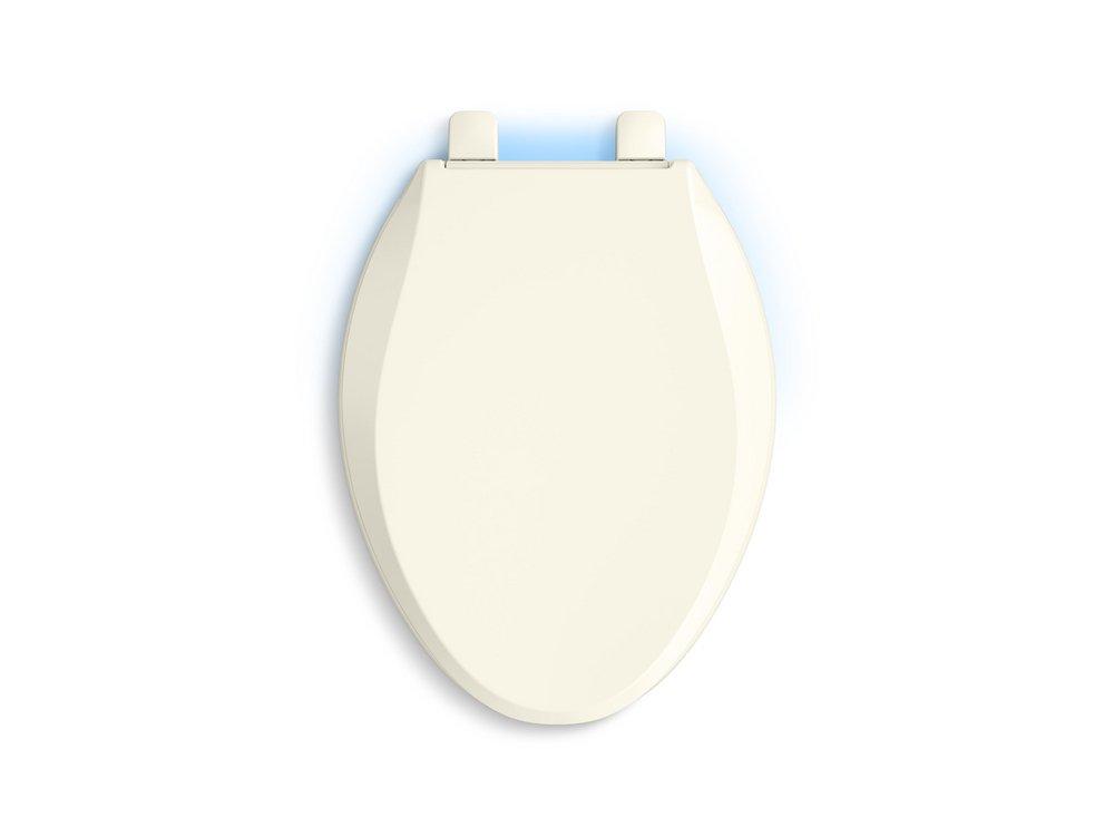 KOHLER Biscuit Round Closed Front with Cover Toilet Seat 