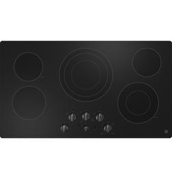 36 in. 5 Burner Radiant Electric Cooktop in Black