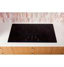 36 in. 5 Burner Radiant Electric Cooktop in Black/Stainles Steel 