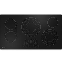 36 in. 5 Burner Radiant Cooktop in Black