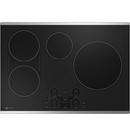 30 in. 4 Burner Induction Cooktop in Black/Stainless Steel