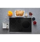 30 in. 4 Burner Induction Cooktop in Black/Stainless Steel 