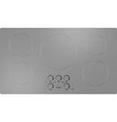 36 in. 5 Burner Induction Cooktop in Silver