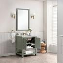 30 in. Floor Mount Vanity in Smokey Celadon 