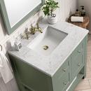30 in. Floor Mount Vanity in Smokey Celadon 