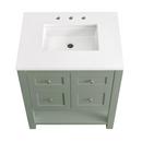 30 in. Floor Mount Vanity in Smokey Celadon 