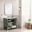 36 in. Floor Mount Vanity in Smokey Celadon 