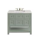 36 in. Floor Mount Vanity in Smokey Celadon 