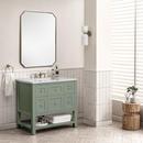 36 in. Floor Mount Vanity in Smokey Celadon 