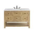 48 in. Floor Mount Vanity in Light Natural Oak 