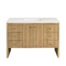 48 in. Floor Mount Vanity in Light Natural Oak 