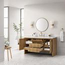 60 in. Floor Mount Vanity in Light Natural Oak 