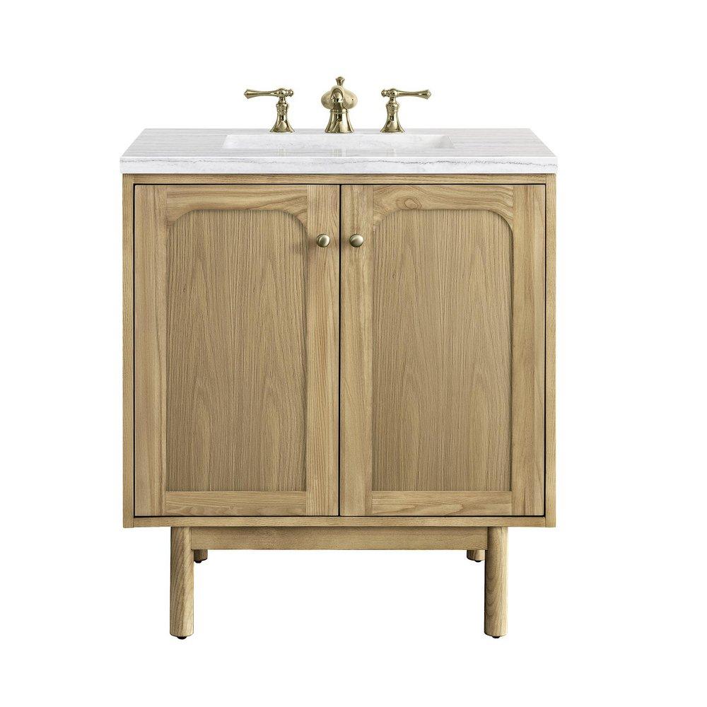 30 in. Floor Mount Vanity in Light Natural Oak 
