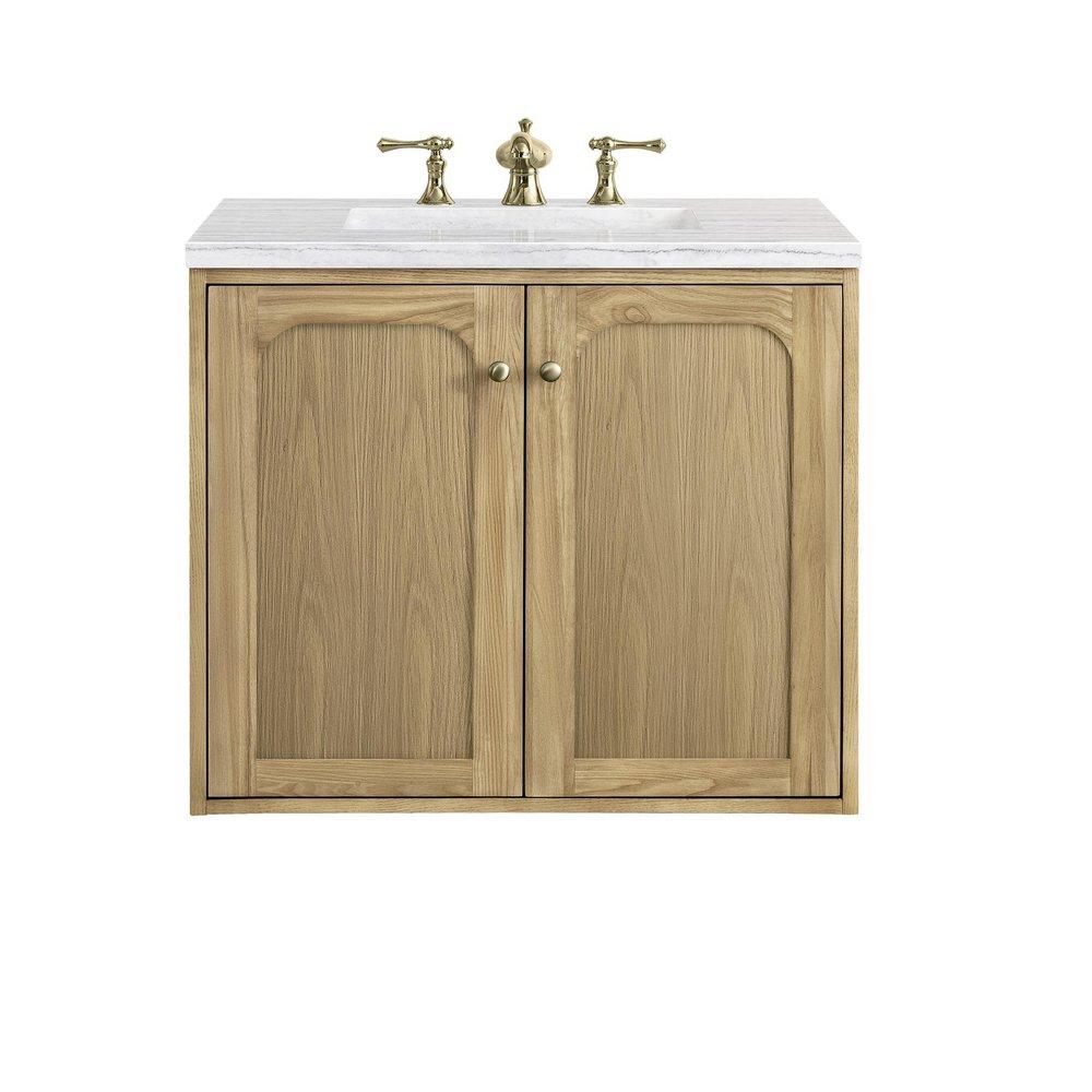 30 in. Floor Mount Vanity in Light Natural Oak 