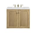 30 in. Floor Mount Vanity in Light Natural Oak 