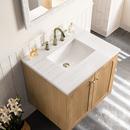 30 in. Floor Mount Vanity in Light Natural Oak 