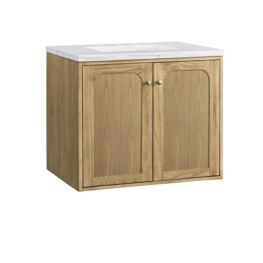 30 in. Floor Mount Vanity in Light Natural Oak 