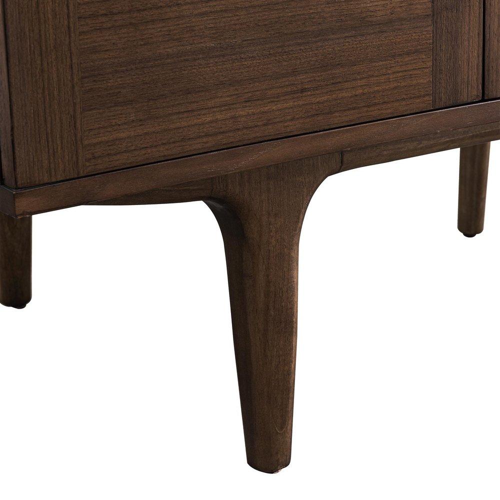 30 in. Floor Mount Vanity in Mid Century Walnut 