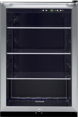 21-1/2 in. 4.6 cu. ft. Beverage Center in Stainless Steel