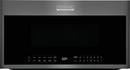 Frigidaire Black Stainless Steel 1000W 1.9 cu. ft. Ducted or Ductless Over the Range Microwave 
