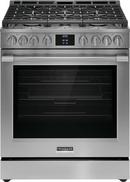 30 in. Gas Freestanding Range with Air Fryer in Stainless Steel 