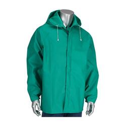 PVC Jacket with Hood, 3XL