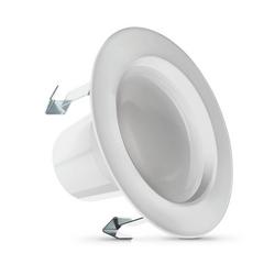 5-1/10 in. 8.6W LED Recessed Housing & Trim in White