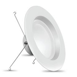 7-2/5 x 2-7/10 in. 14.3W LED Recessed Housing & Trim in White