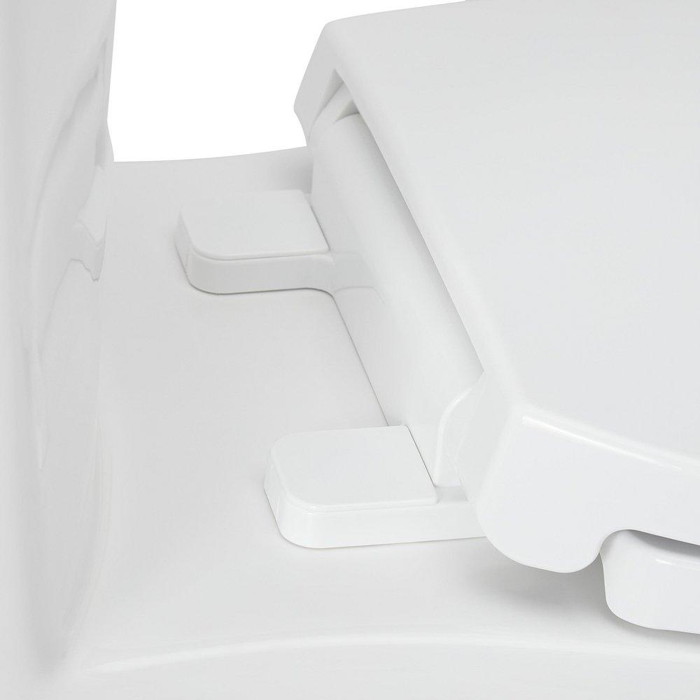 1.28 gpf Elongated One Piece Skirted Toilet in White 