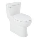 1.28 gpf Elongated One Piece Skirted Toilet in White 