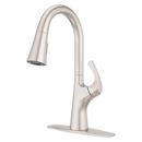 TALEGA PULL-DOWN KITCHEN FAUCET IN SPOT DEFENSE STAINLESS STEEL 
