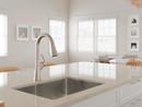 TALEGA PULL-DOWN KITCHEN FAUCET IN SPOT DEFENSE STAINLESS STEEL 
