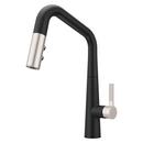 Pfister Matte Black/Spot Defense Stainless Steel Single Handle Pull Down Kitchen Faucet 