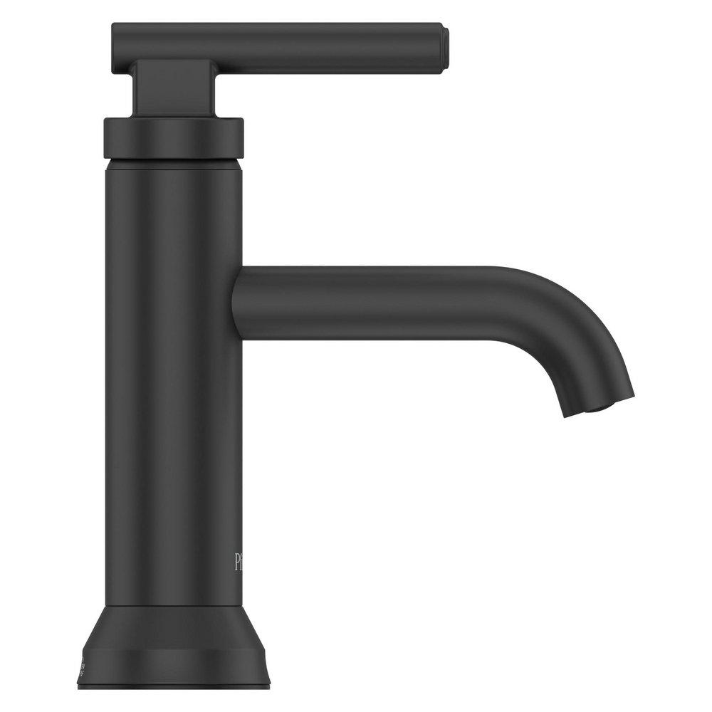 CAPISTRANO SINGLE CONTROL 4 CENTERSET 4 CENTERSET BATHROOM FAUCET IN SPOT DEFENSE MATTE BLACK 