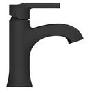 VANERI SINGLE CONTROL 4 CENTERSET 4 CENTERSET BATHROOM FAUCET IN SPOT DEFENSE MATTE BLACK 