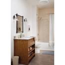 BRUSHED NICKEL ONE-HANDLE LOW ARC BATHROOM FAUCET 