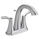 Two-Handle High Arc Centerset Bathroom Sink Faucet in Chrome 